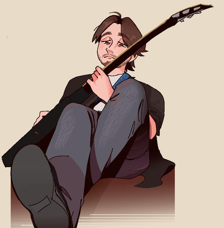 Vinesauce Vinny Red Vox concert pic redraw