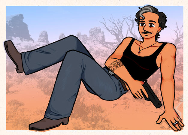 [Better Call Saul] Lalo desert portrait