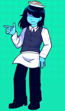 [Deltarune] Waitstaff Kris