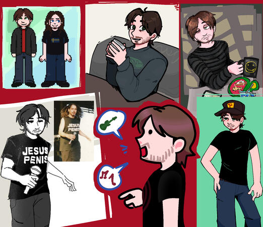 Vinesauce art collage #2